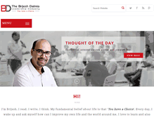 Tablet Screenshot of brijeshdalmia.com